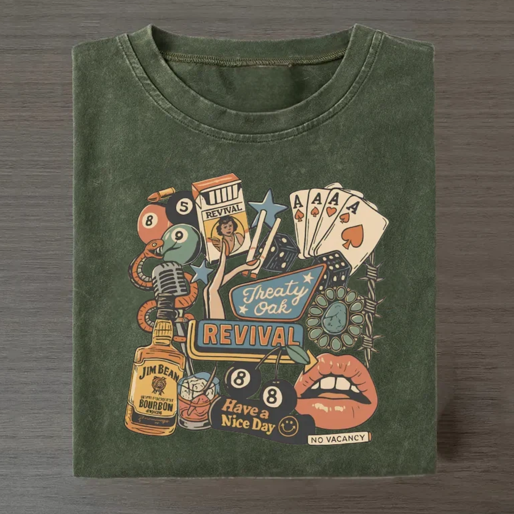 Treaty Oak Revival Wahsed T-Shirt