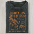 Fun Dinosaur No-Reading Comfortable Color T-Shirt