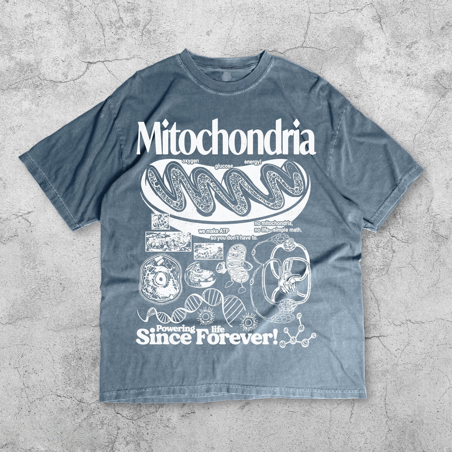 Mitochondria Vintage Science T-Shirt