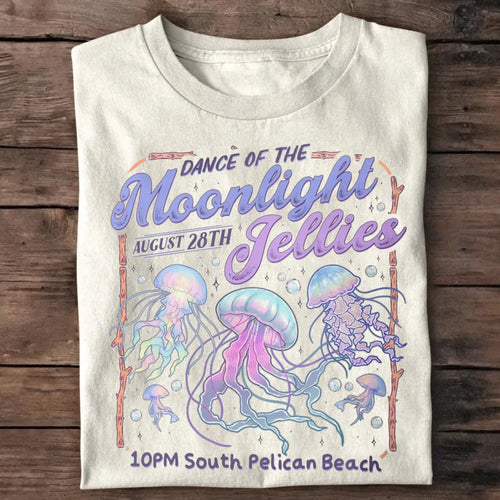 Moonlight Jelly Dance Stardew Grain Language Comfortable Color Shirt