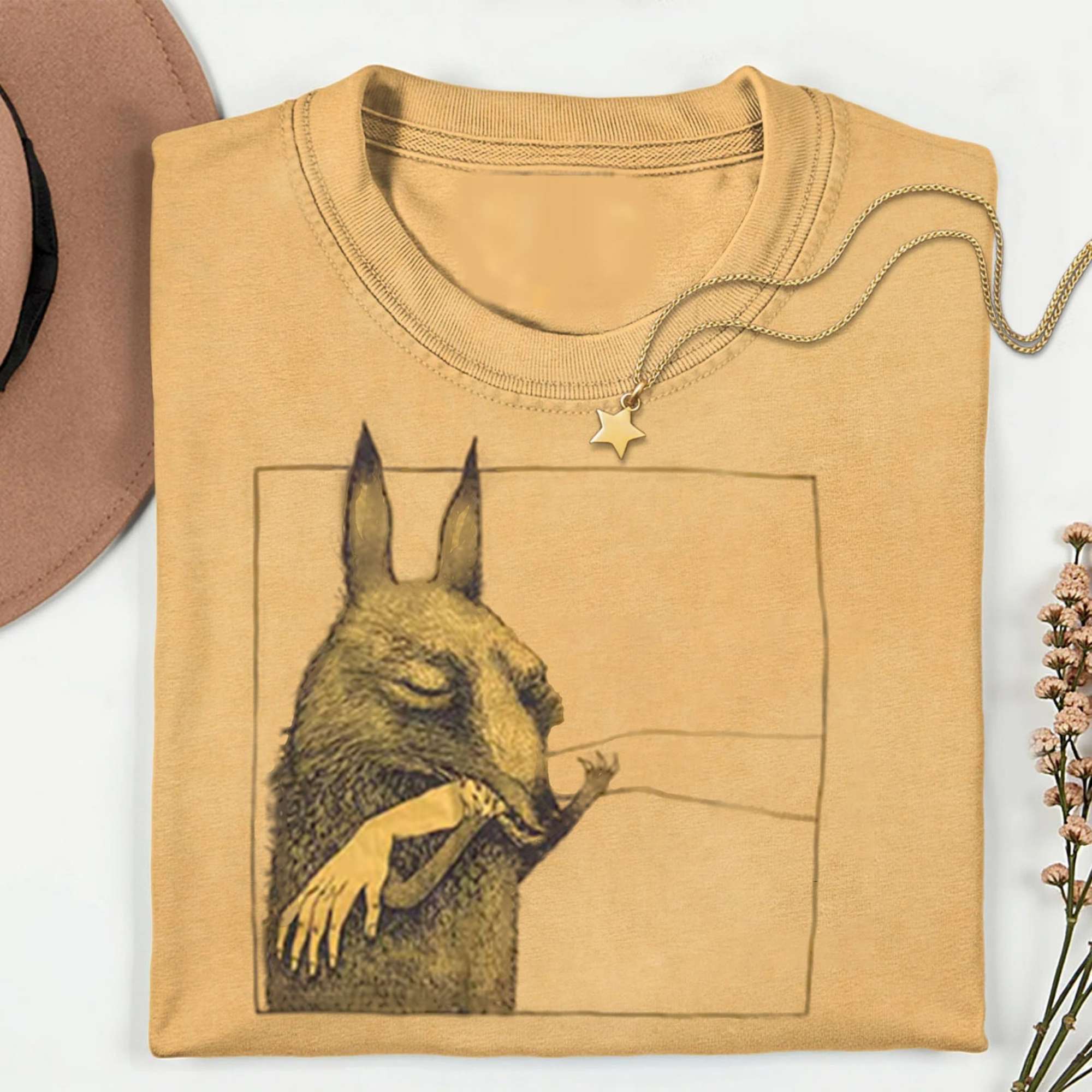 Screen Printed Creature Bite T-shirt