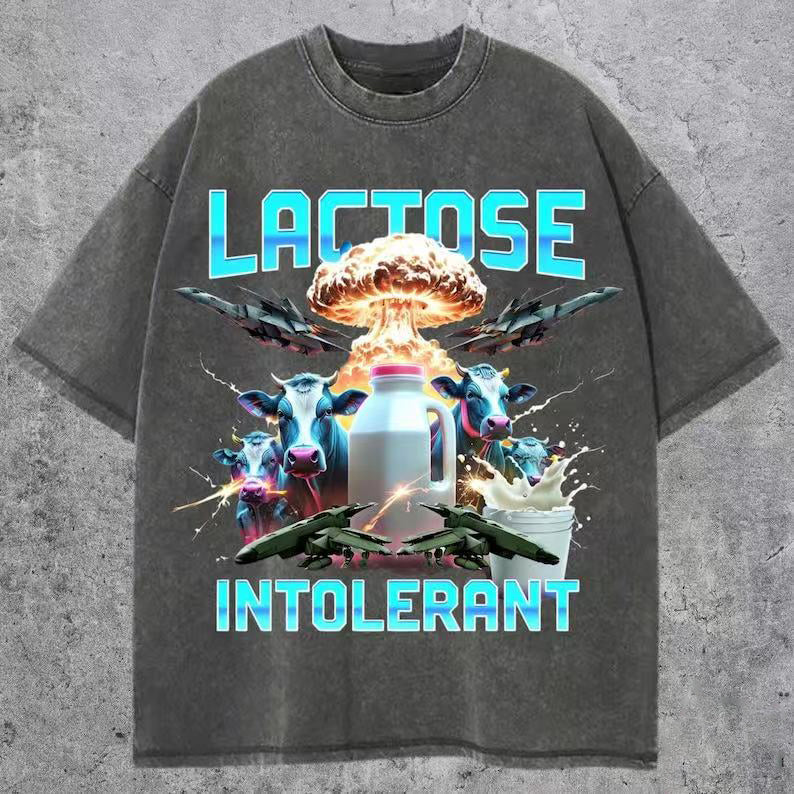Lactose Tolerant Vintage Graphic T-shirt