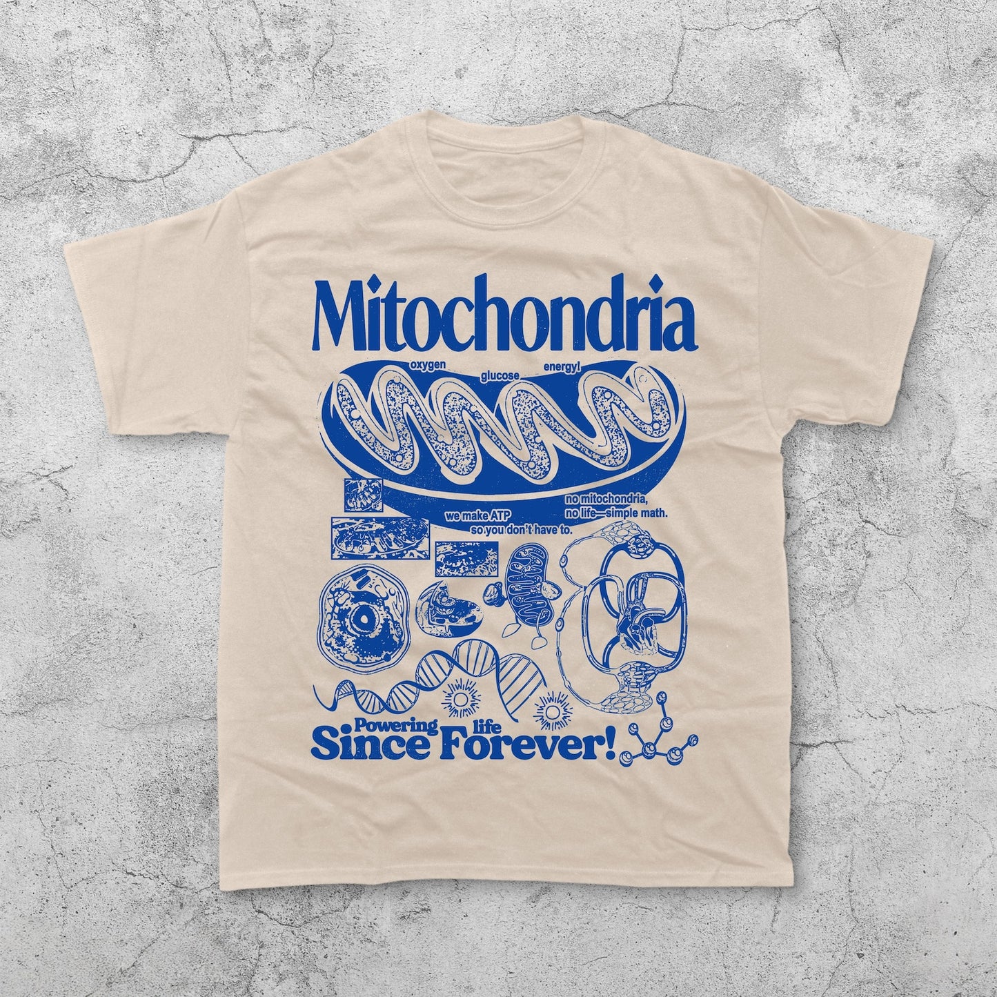 Mitochondria Vintage Science T-Shirt
