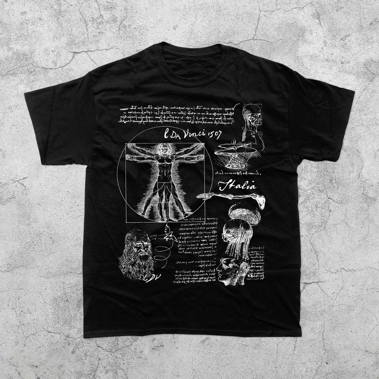 Anatomical Sketch Retro Art T-Shirt