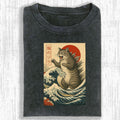 Retro Japanese Catzilla T-Shirt