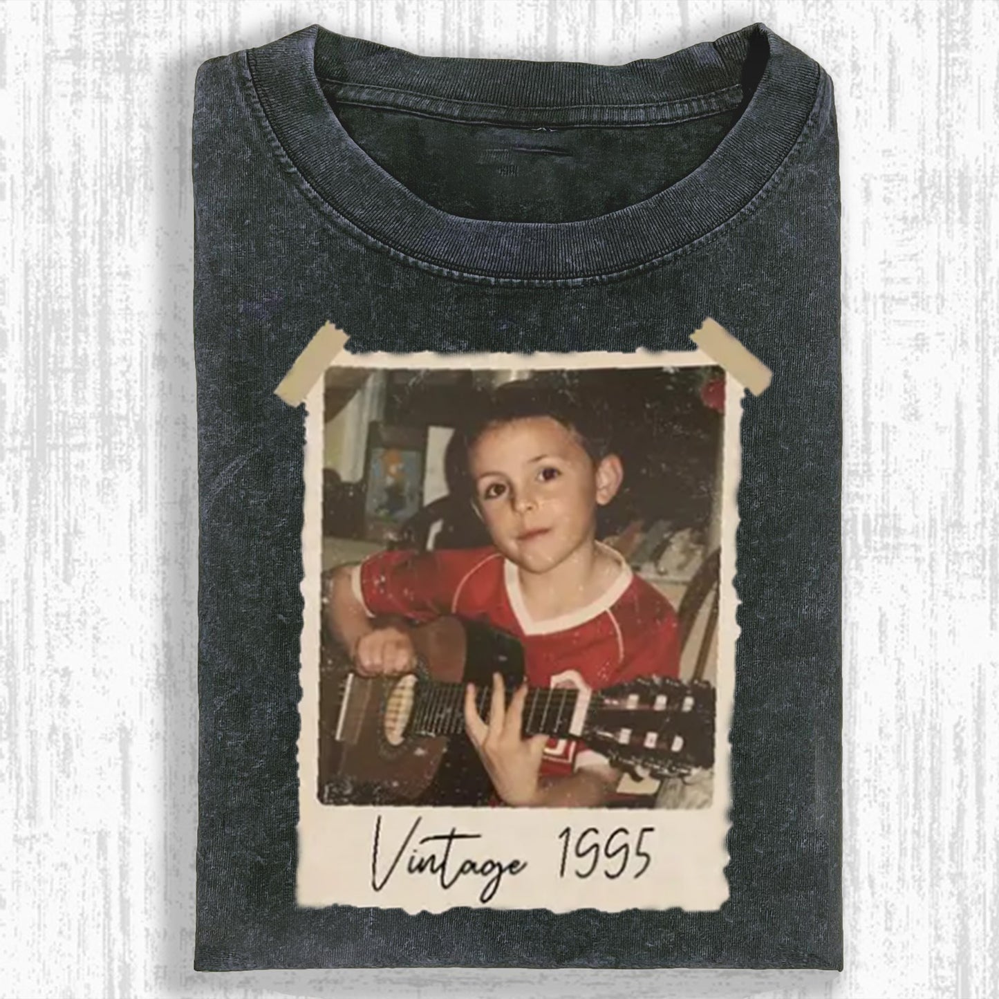 Custom Vintage Photo And Year Shirt