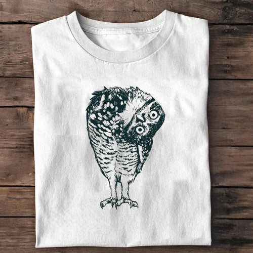 Owl pattern T-shirt