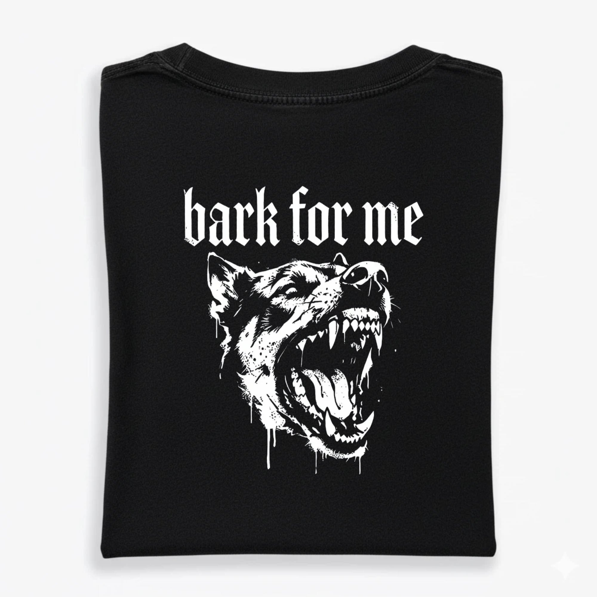 Gothic Dog Graphic T-Shirt
