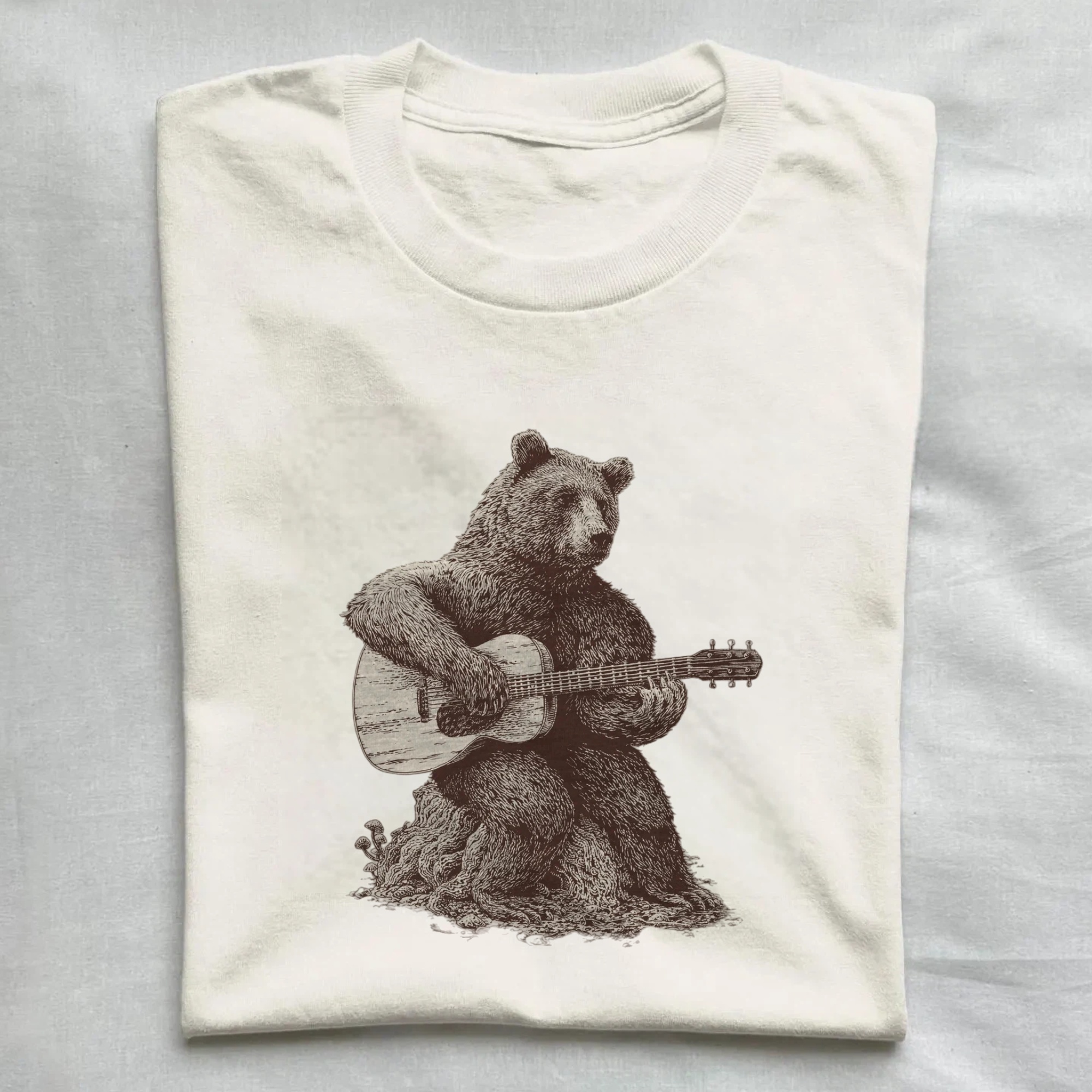 Bear Playing Guitar T-Shirt