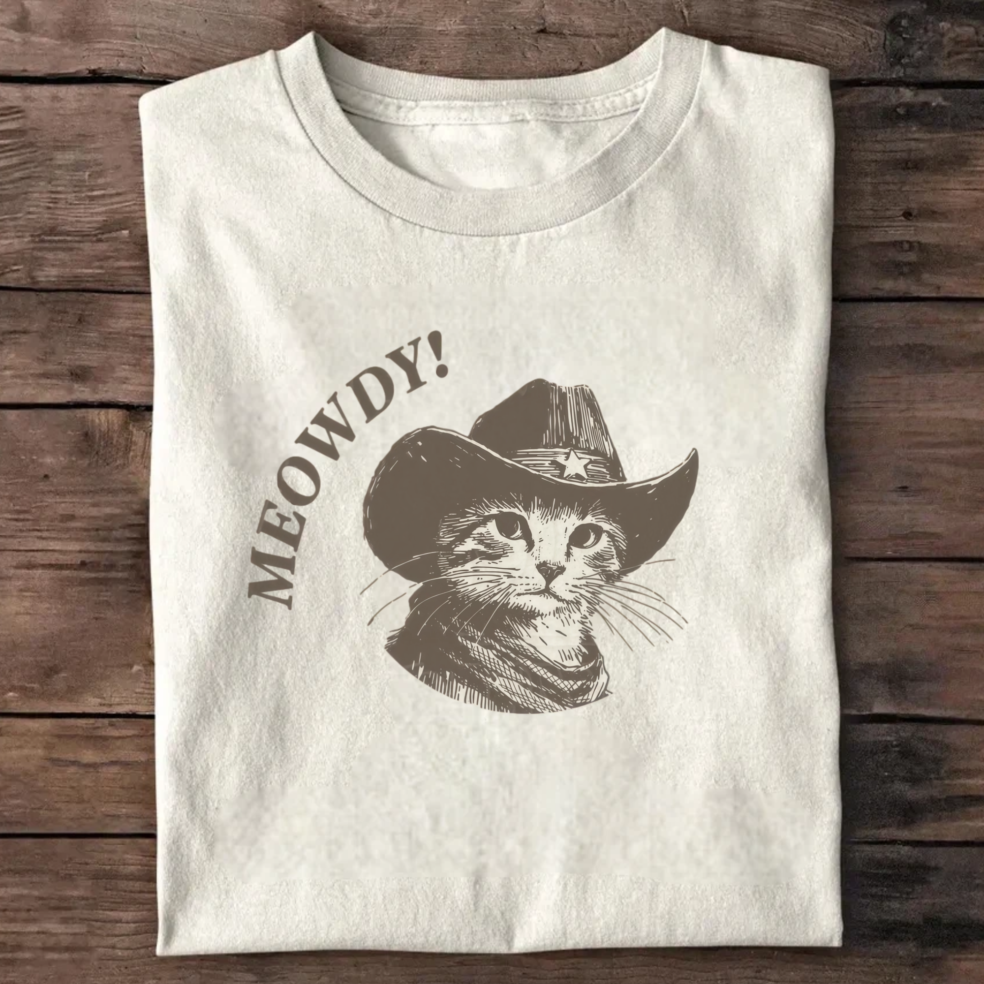 Wheat cat T-shirt