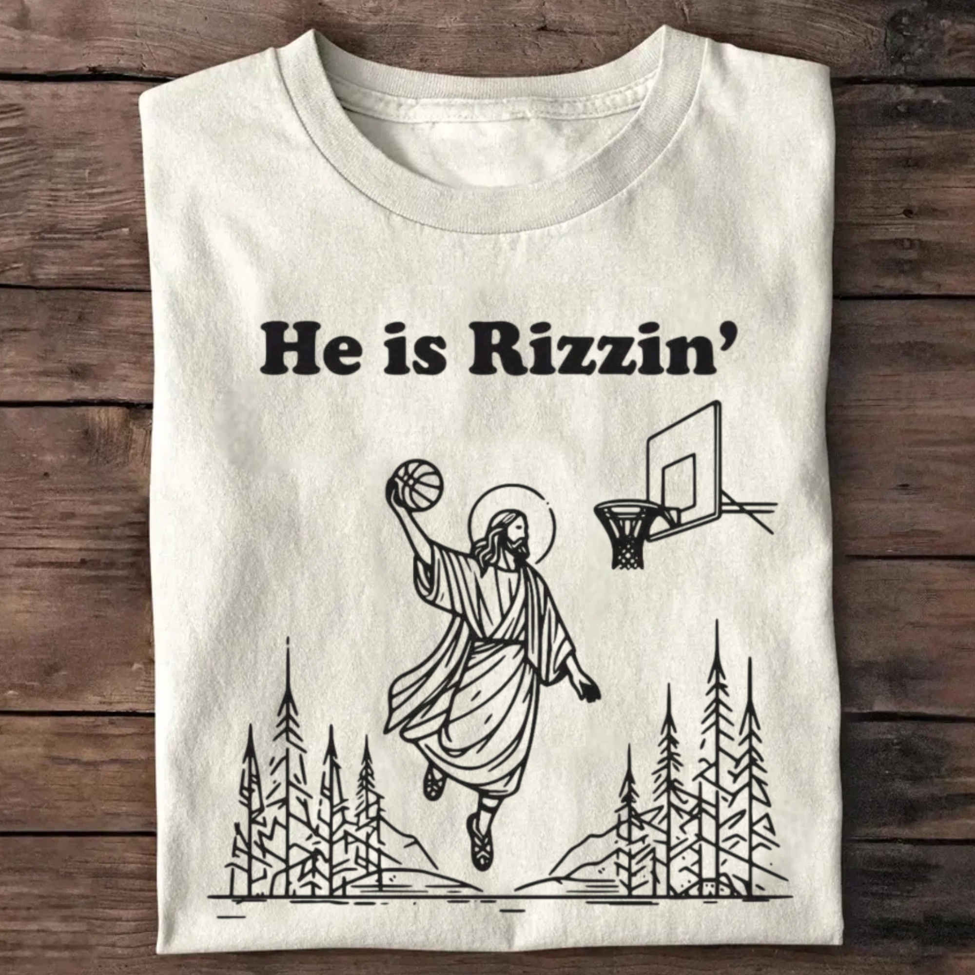 Funny Jesus Basketball T-Shirt