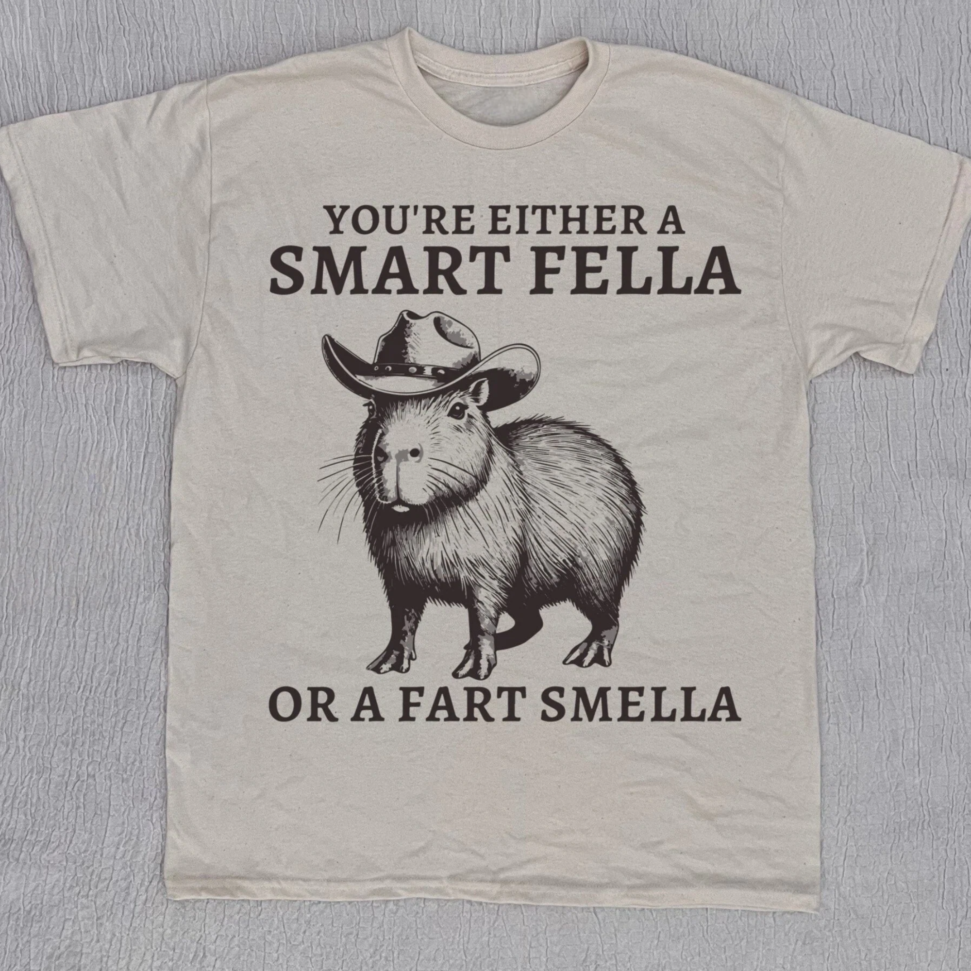 Smart Fella Capybara  T-shirt
