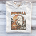 Funny Pomeranian Godzilla Shirt