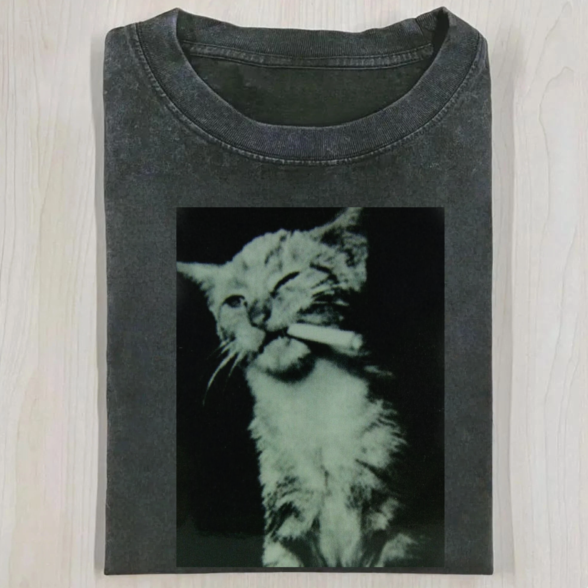 Cat Smoking T-shirt