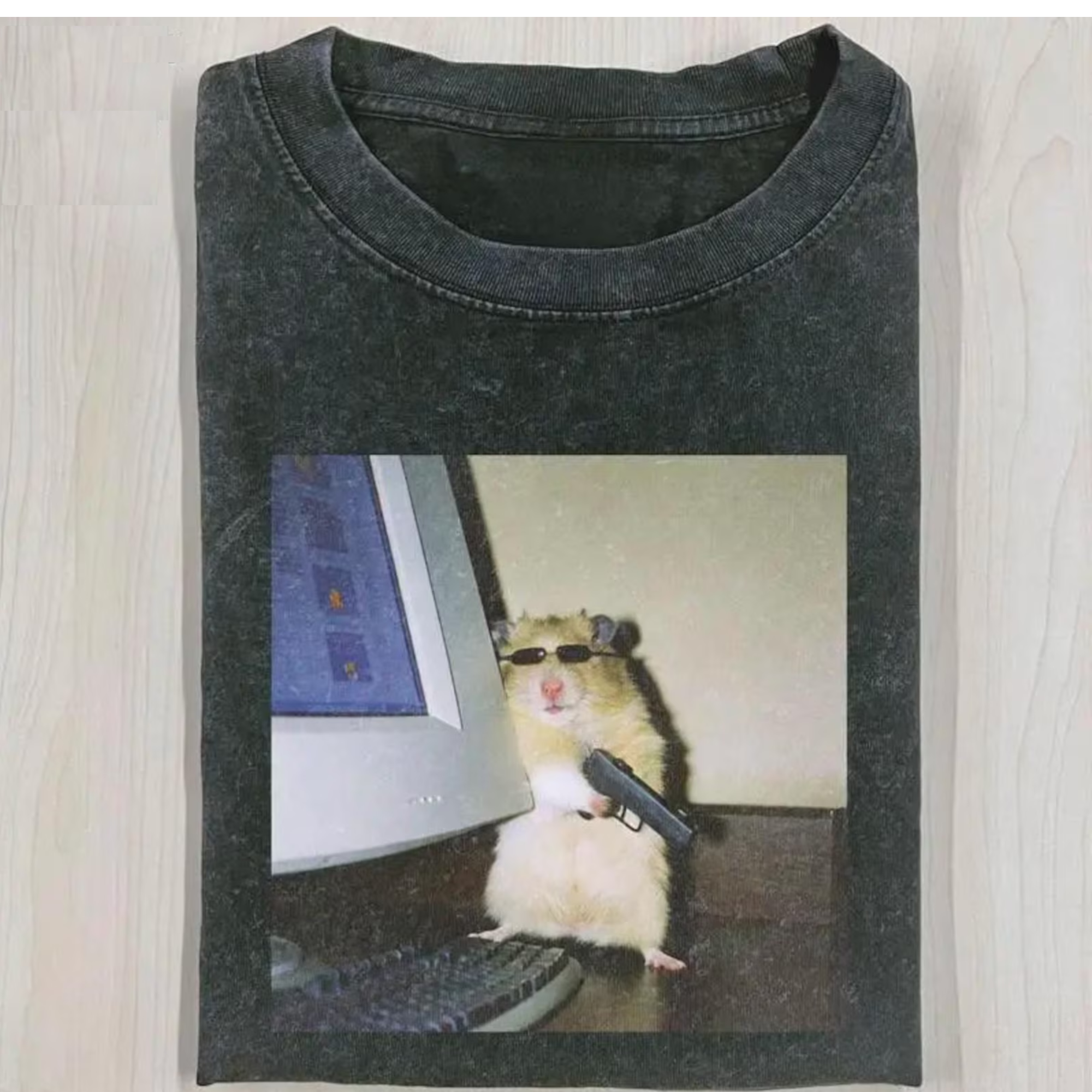 Funny Animal Vintage Graphic T-Shirt