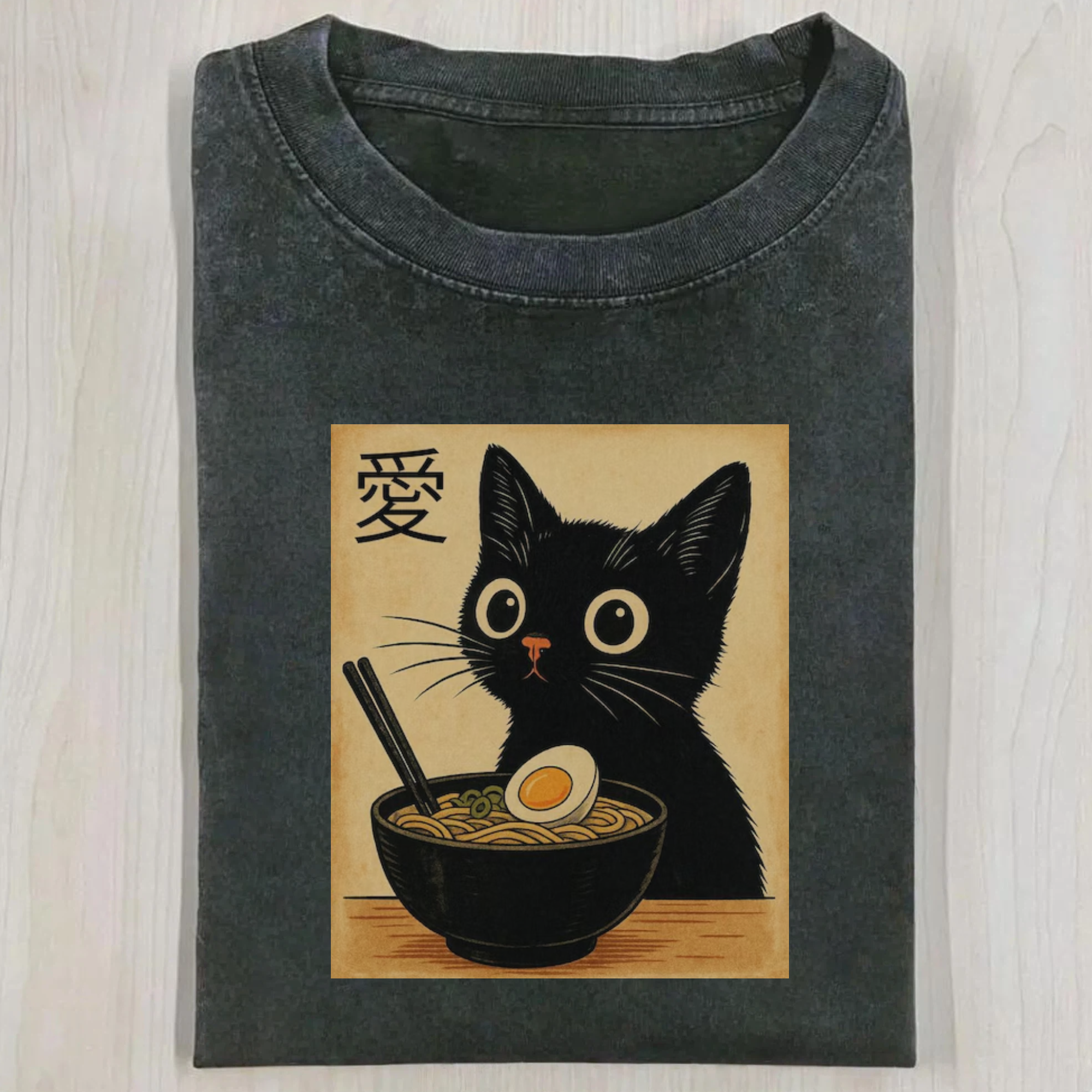 Kawaii Japanese Anime Cat T-Shirt
