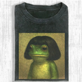 Frog with Bob Haircut Meme T-Shirt