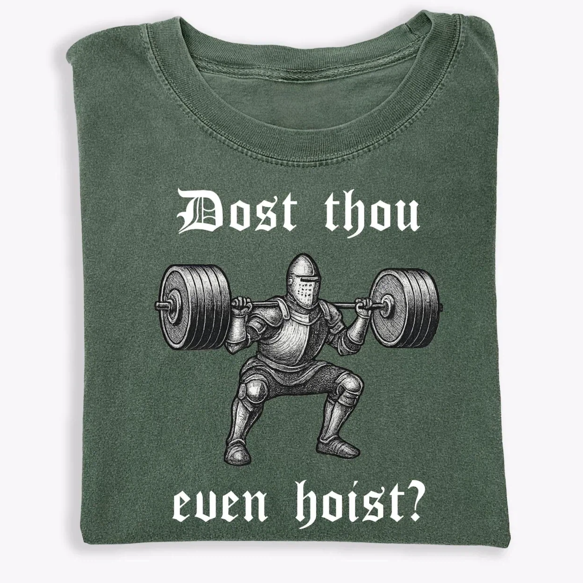 Funny Knight Weightlifting T-Shirt