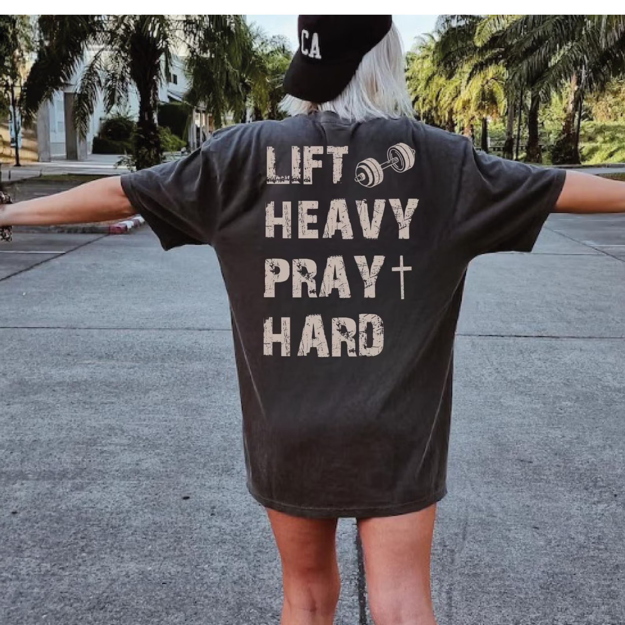 Lift Heavy Pray Hard T-Shirt