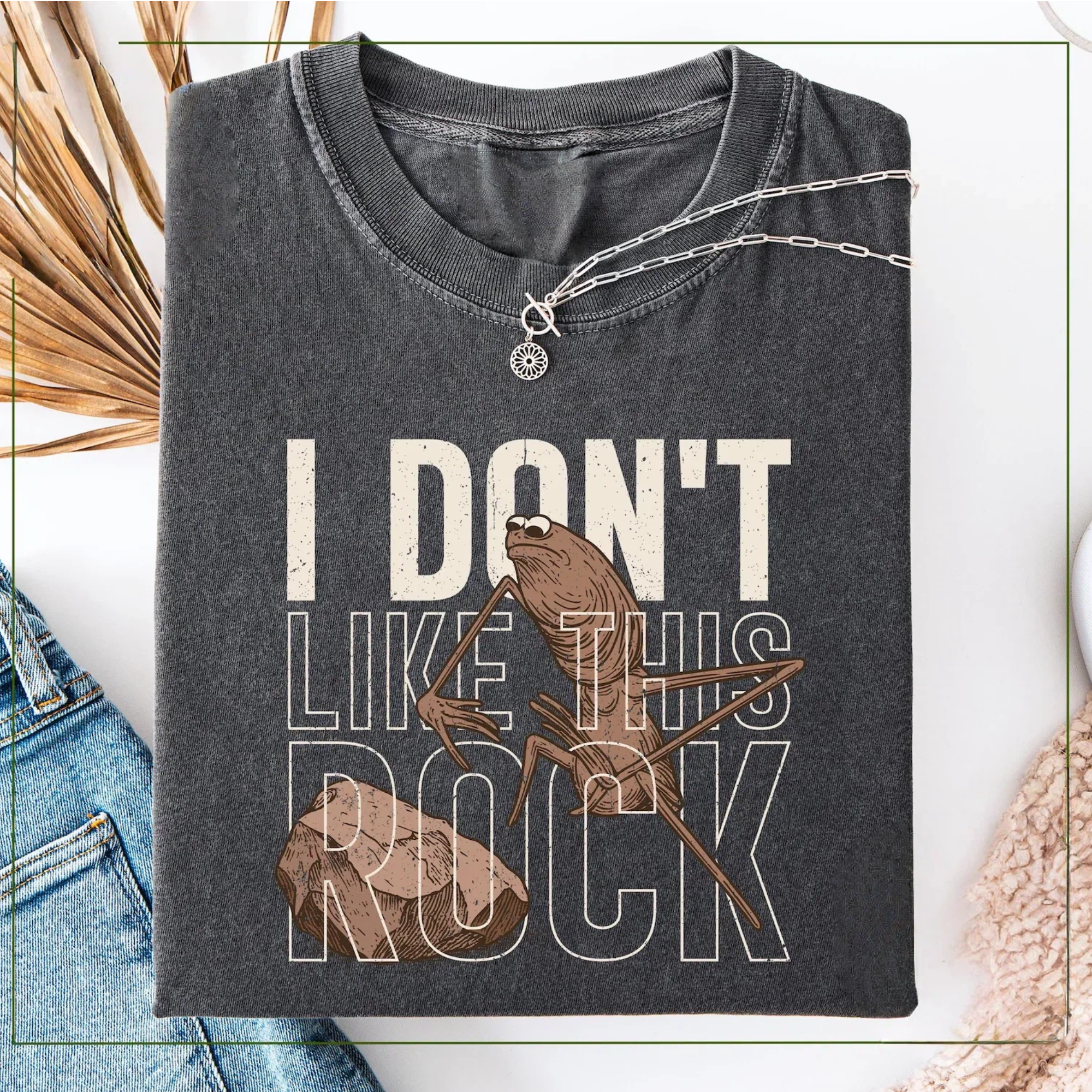 I Don't Like This Rock Brain Rot T-Shirt