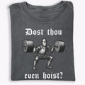 Funny Knight Weightlifting T-Shirt