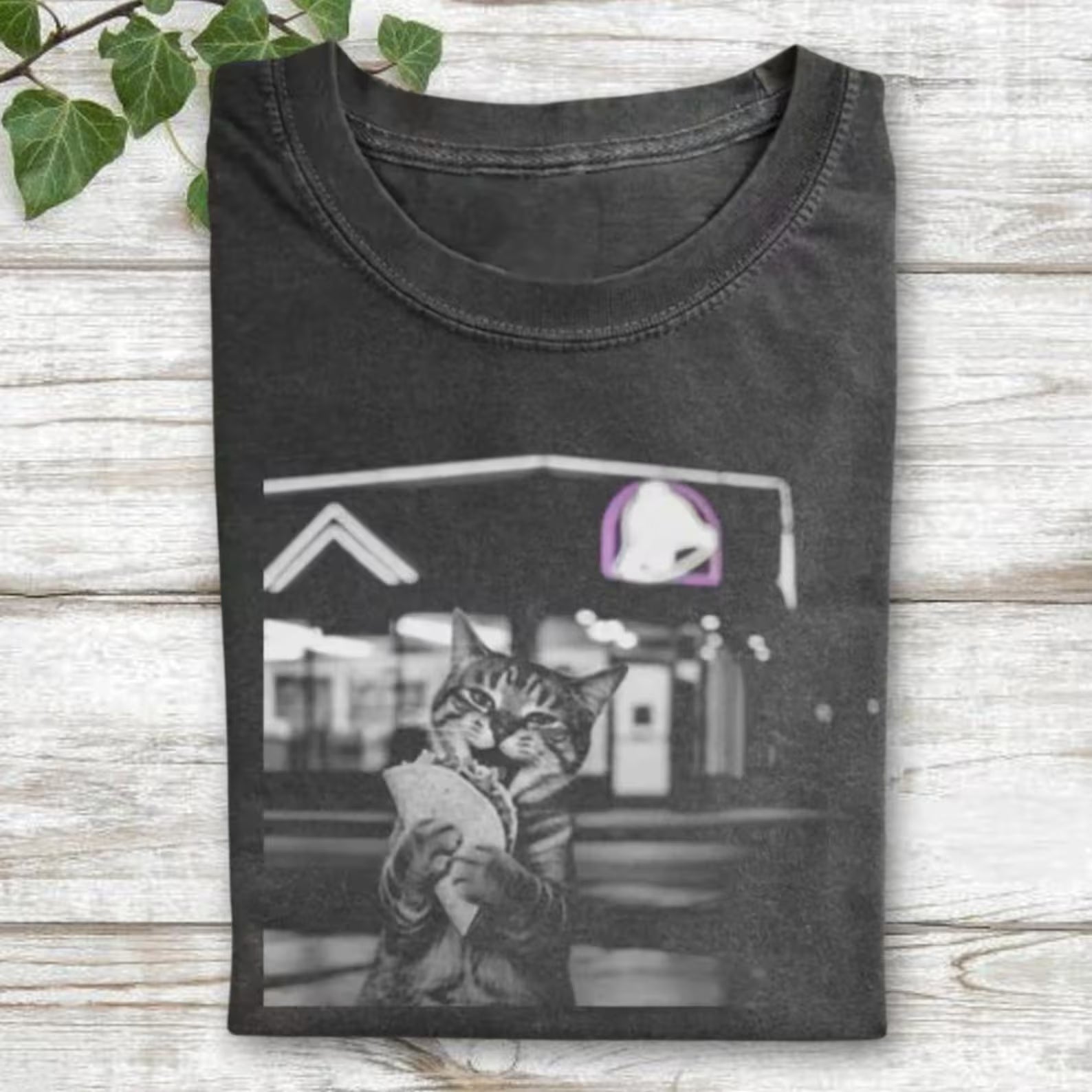 Funny Cat Eating Taco T-Shirt