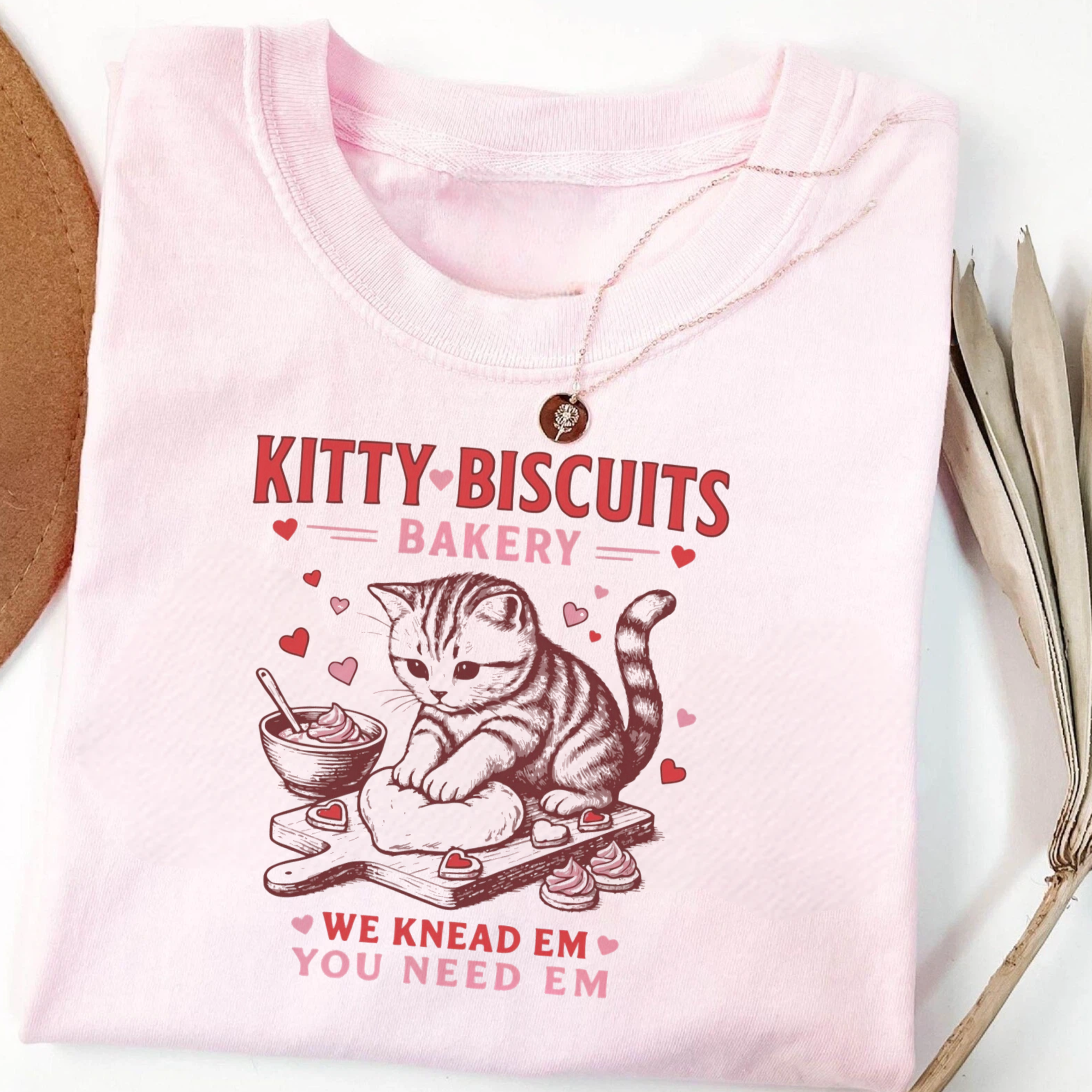 Kitten Baking Cookies Love T-shirt