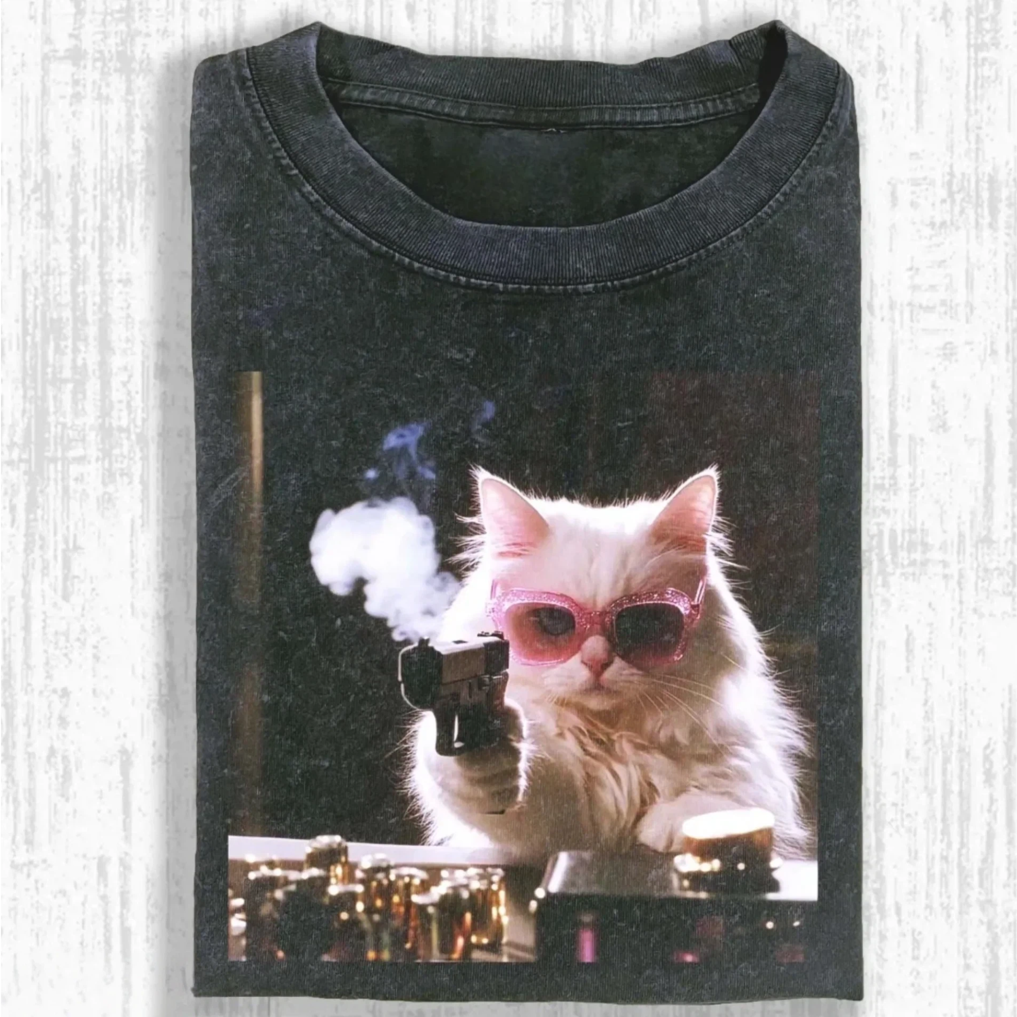 Pink Cat Gang T-Shrit