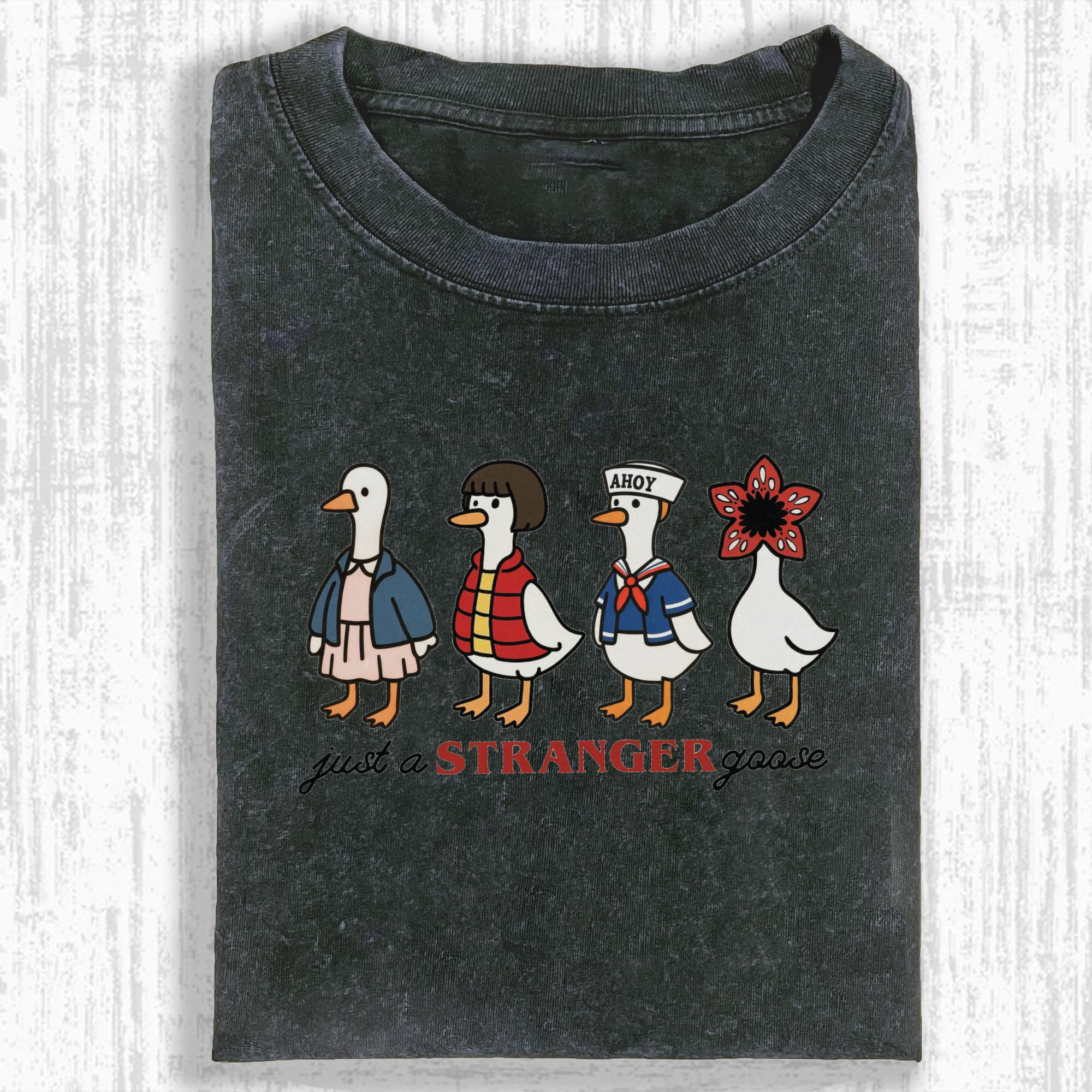 Stranger embroidered T-shirt