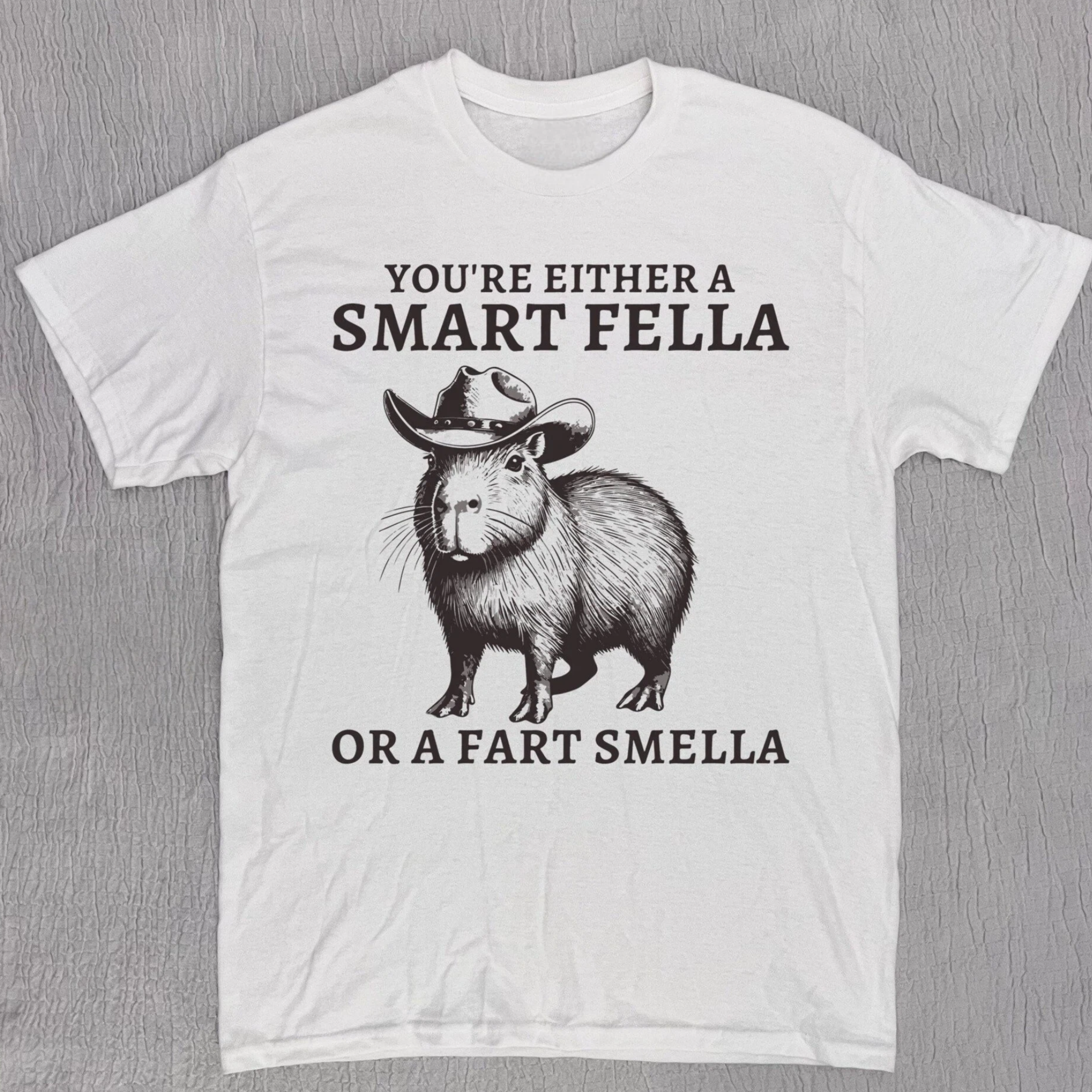 Smart Fella Capybara  T-shirt