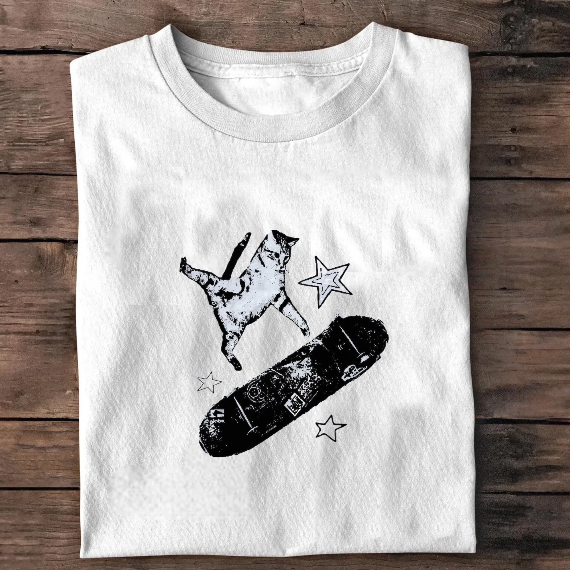 Skateboard Cat T-Shirt