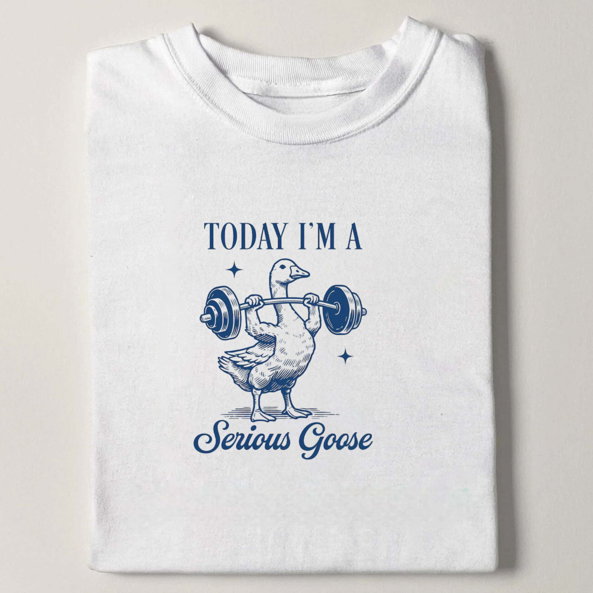 Serious Goose Weightlifting T-Shirt