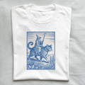 Wizard Cat Rider Vintage T-Shirt