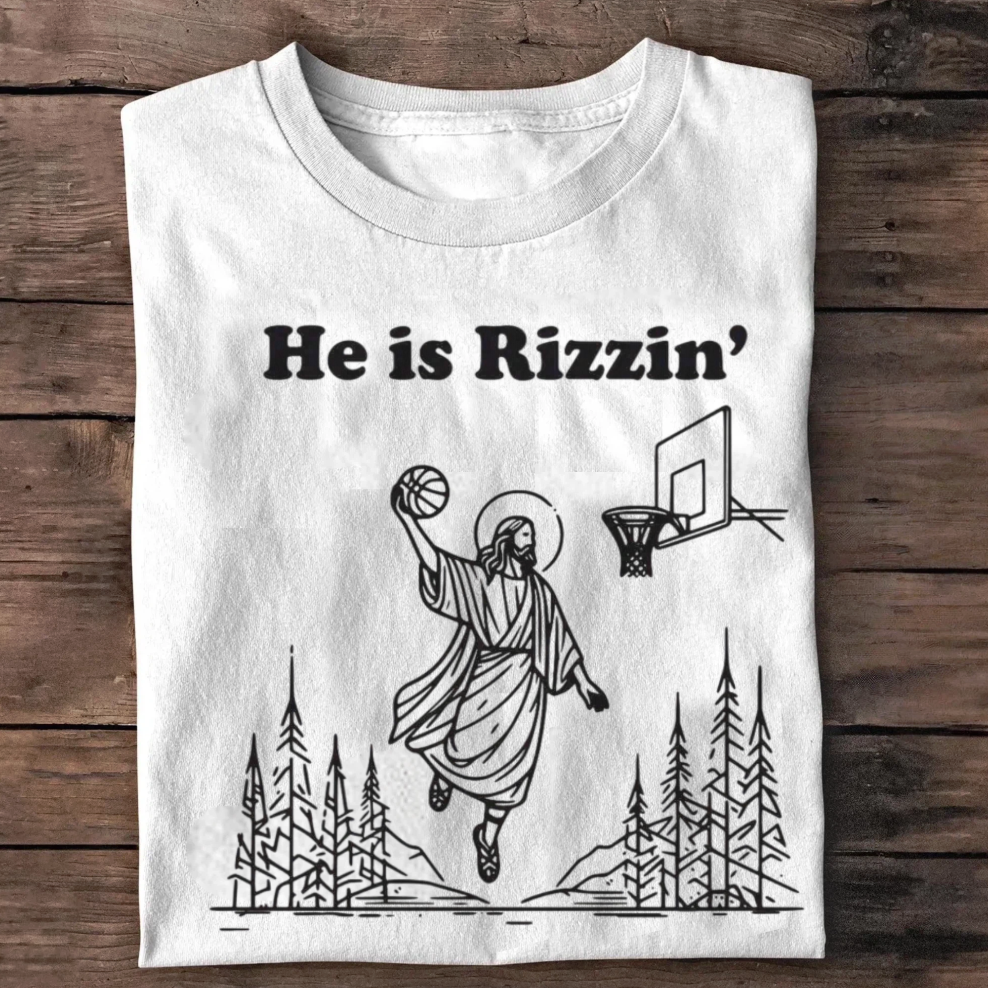 Funny Jesus Basketball T-Shirt