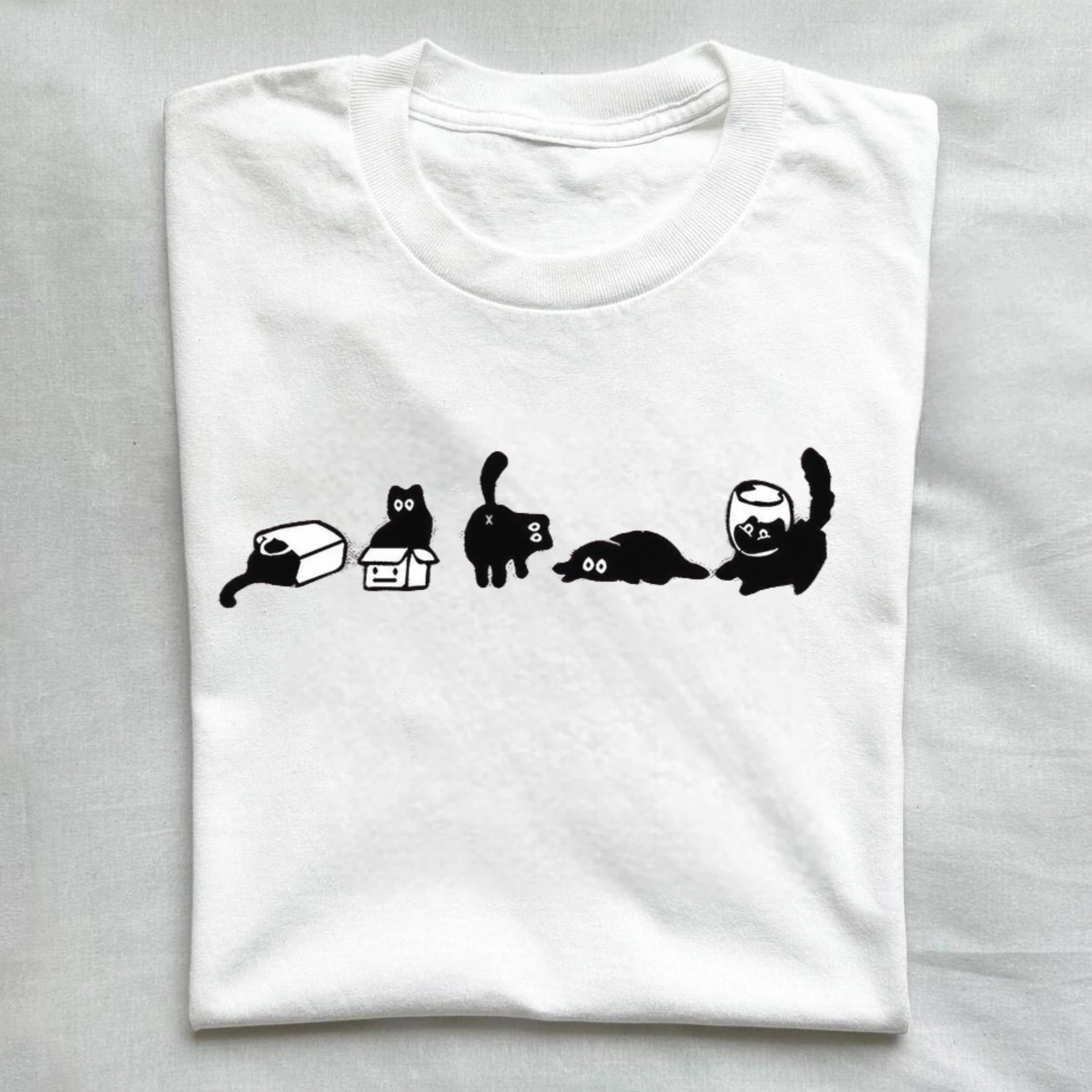 Five Mood Cats Shirt