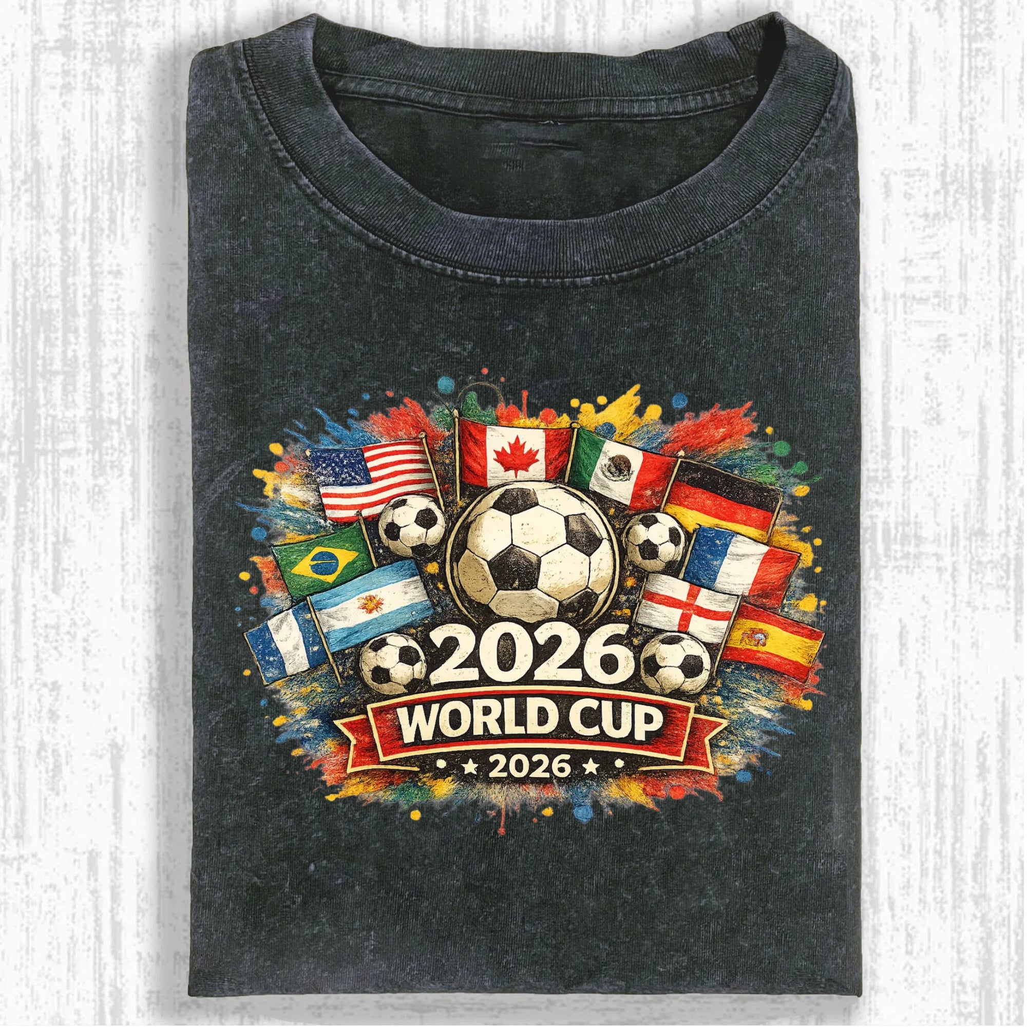 2026 Retro World Cup Shirt Comfort Colors