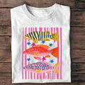 Colorful Maximalist Tropical Fish Trio T-Shirt