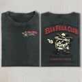Unisex Ella Fella Club Cowboy Tee 2026, Western Whiskey GraphicT-Shirt